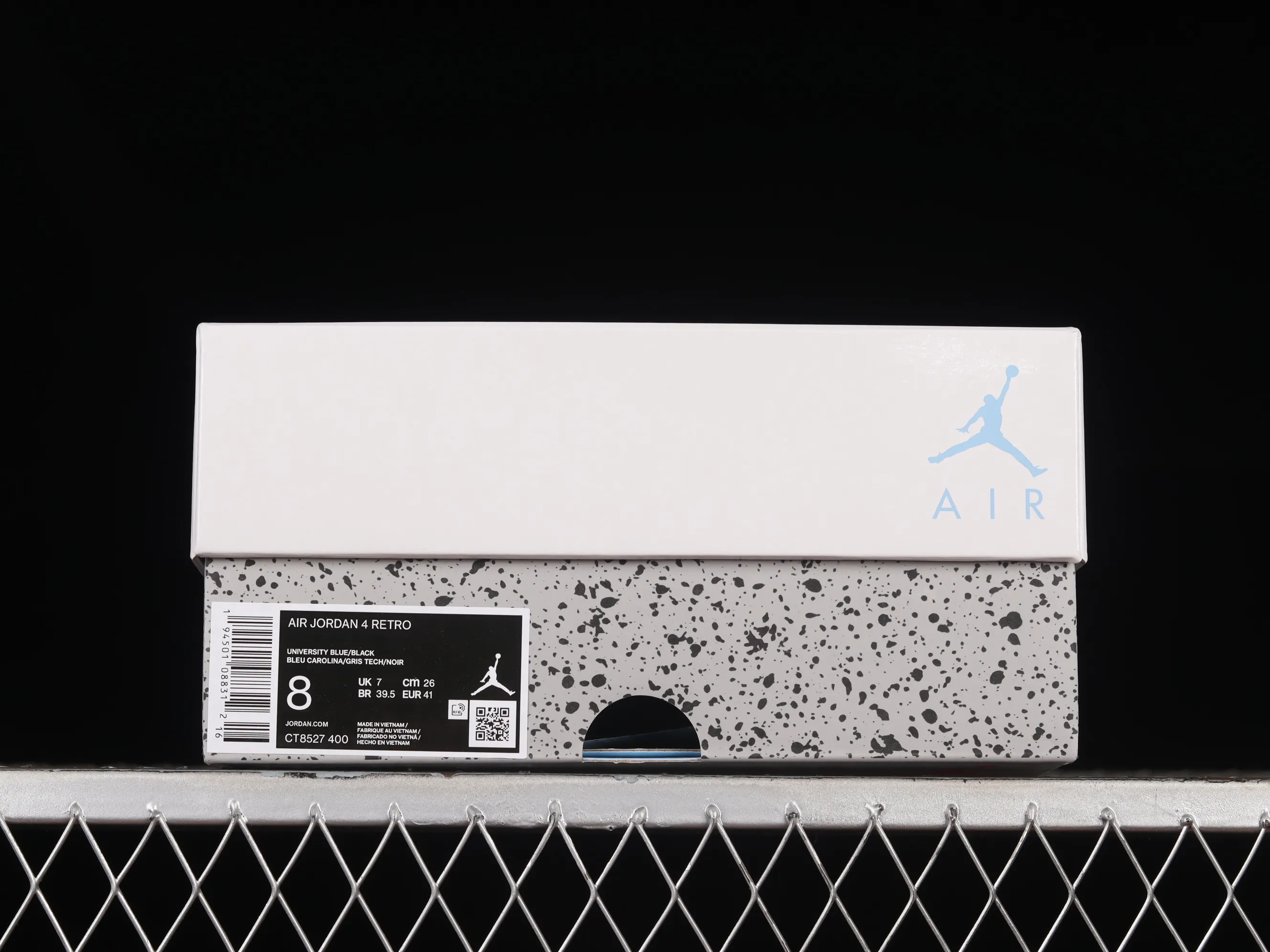 All categories Air Jordan Jordan series basketball shoes Air Jordan 4 LJR version Air Jordan 4 Retro "University Blue" AJ4 Joe 4 University Blue CT8527-400